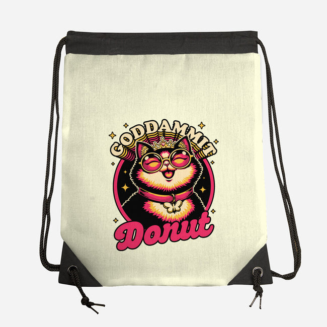 Dungeon Cat Princess Quote-None-Drawstring-Bag-Studio Mootant
