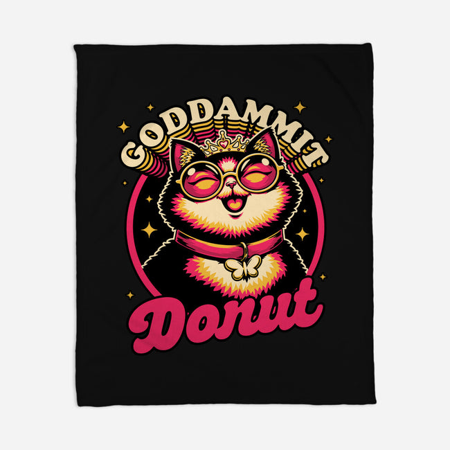 Dungeon Cat Princess Quote-None-Fleece-Blanket-Studio Mootant