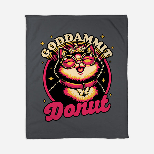 Dungeon Cat Princess Quote-None-Fleece-Blanket-Studio Mootant