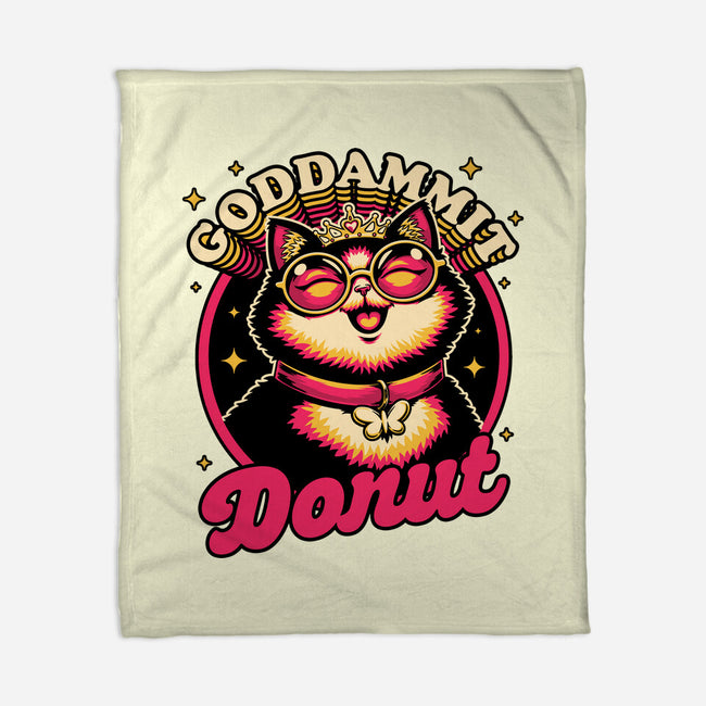 Dungeon Cat Princess Quote-None-Fleece-Blanket-Studio Mootant