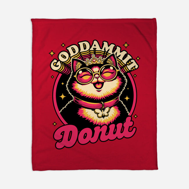 Dungeon Cat Princess Quote-None-Fleece-Blanket-Studio Mootant