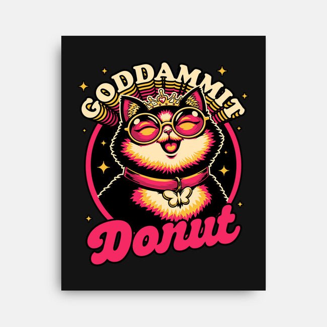 Dungeon Cat Princess Quote-None-Stretched-Canvas-Studio Mootant