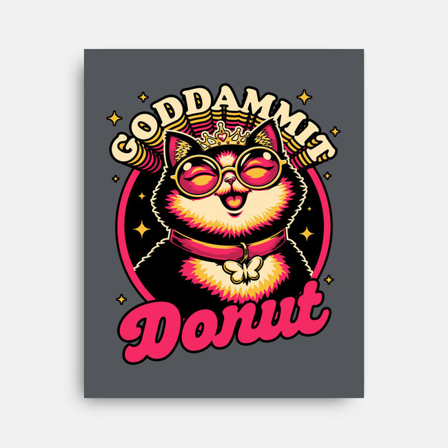 Dungeon Cat Princess Quote-None-Stretched-Canvas-Studio Mootant