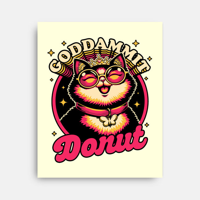 Dungeon Cat Princess Quote-None-Stretched-Canvas-Studio Mootant
