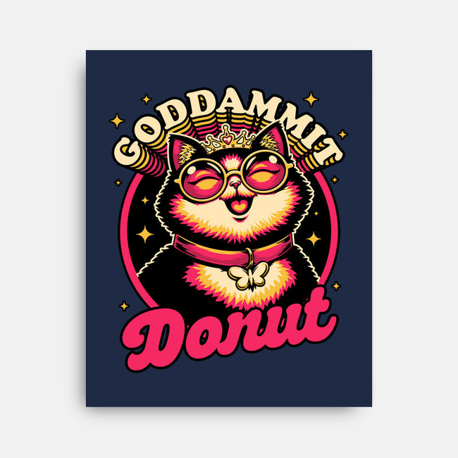 Dungeon Cat Princess Quote-None-Stretched-Canvas-Studio Mootant