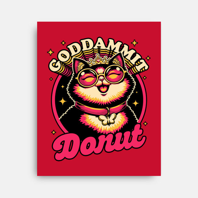 Dungeon Cat Princess Quote-None-Stretched-Canvas-Studio Mootant