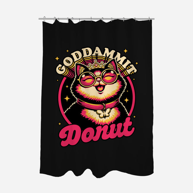 Dungeon Cat Princess Quote-None-Polyester-Shower Curtain-Studio Mootant