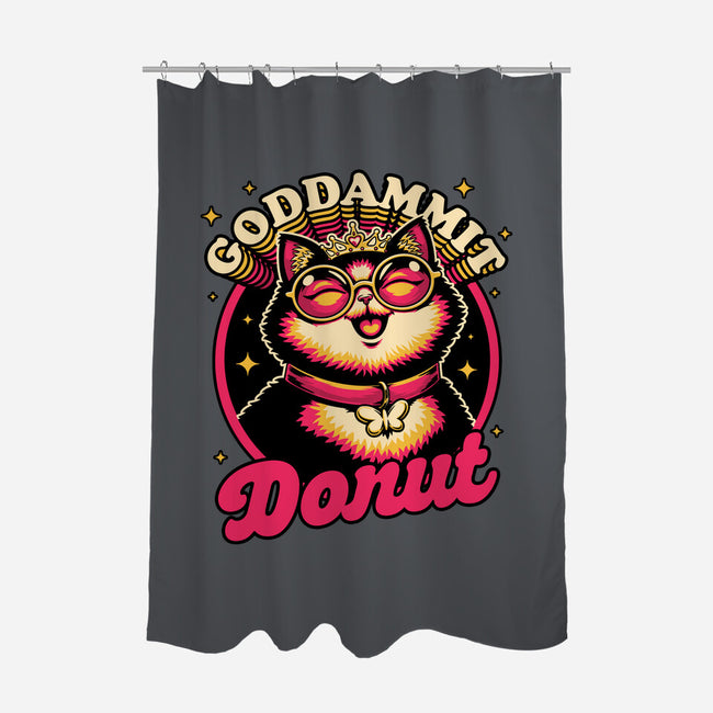 Dungeon Cat Princess Quote-None-Polyester-Shower Curtain-Studio Mootant