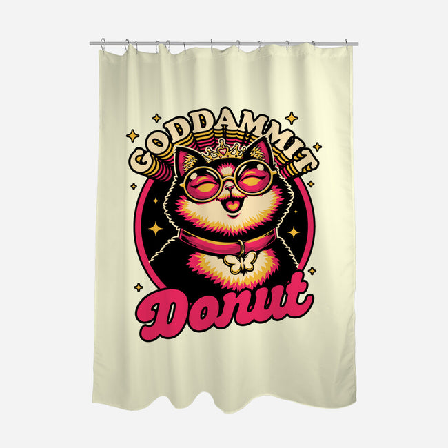 Dungeon Cat Princess Quote-None-Polyester-Shower Curtain-Studio Mootant
