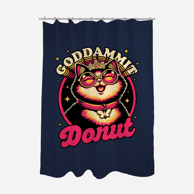 Dungeon Cat Princess Quote-None-Polyester-Shower Curtain-Studio Mootant