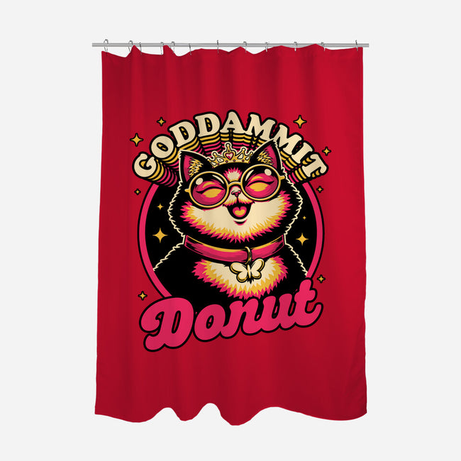 Dungeon Cat Princess Quote-None-Polyester-Shower Curtain-Studio Mootant