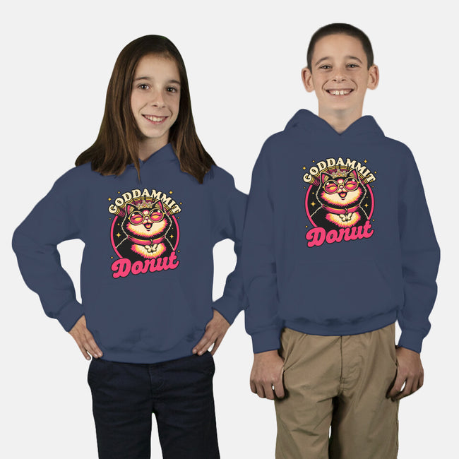 Dungeon Cat Princess Quote-Youth-Pullover-Sweatshirt-Studio Mootant