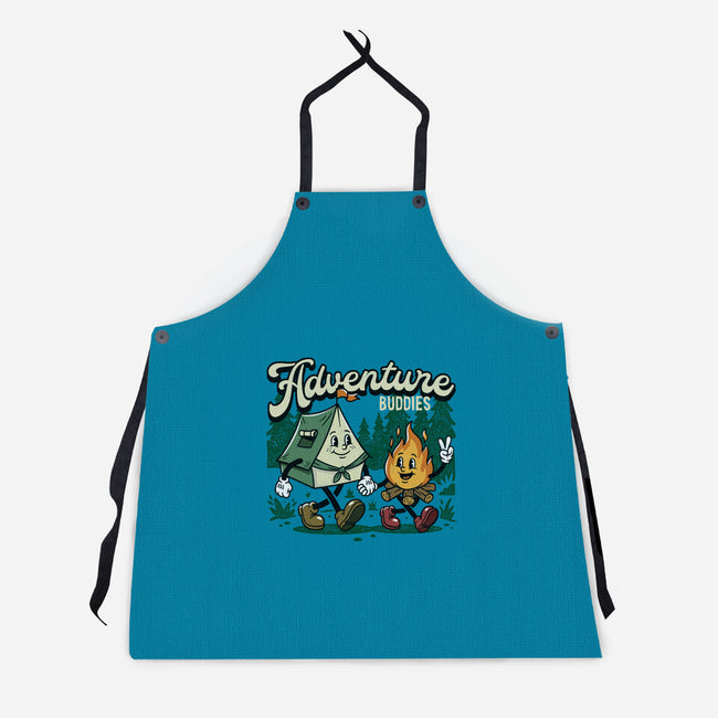 Adventure Buddies-Unisex-Kitchen-Apron-OPIPPI