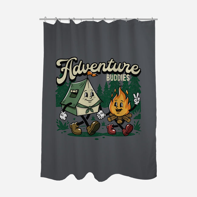 Adventure Buddies-None-Polyester-Shower Curtain-OPIPPI
