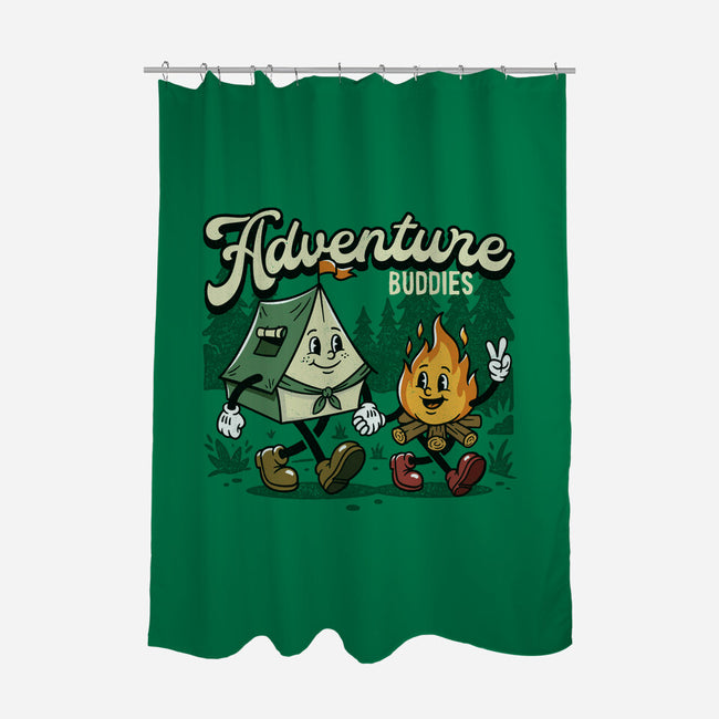 Adventure Buddies-None-Polyester-Shower Curtain-OPIPPI