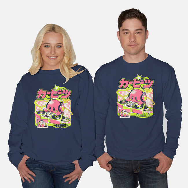 Cute Beats-Unisex-Crew Neck-Sweatshirt-ilustrata