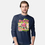 Cute Beats-Mens-Long Sleeved-Tee-ilustrata