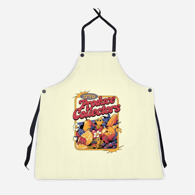 Tiny Collectors-Unisex-Kitchen-Apron-ilustrata