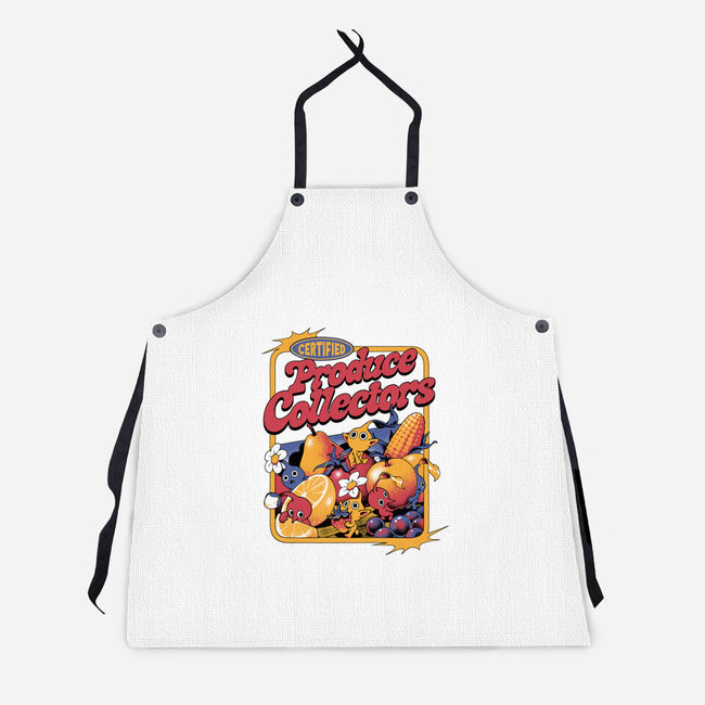 Tiny Collectors-Unisex-Kitchen-Apron-ilustrata