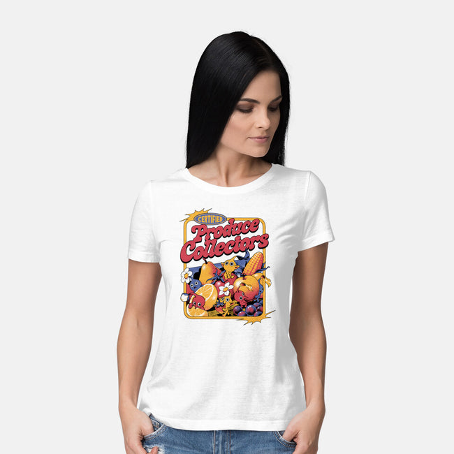 Tiny Collectors-Womens-Basic-Tee-ilustrata