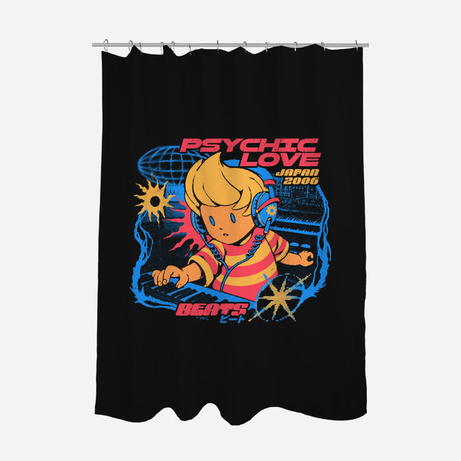 Psychic Love Beats-None-Polyester-Shower Curtain-ilustrata