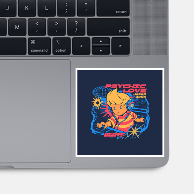 Psychic Love Beats-None-Glossy-Sticker-ilustrata