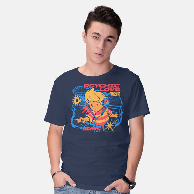 Psychic Love Beats-Mens-Basic-Tee-ilustrata