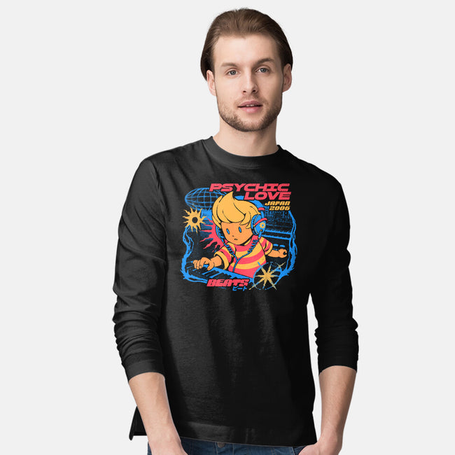 Psychic Love Beats-Mens-Long Sleeved-Tee-ilustrata