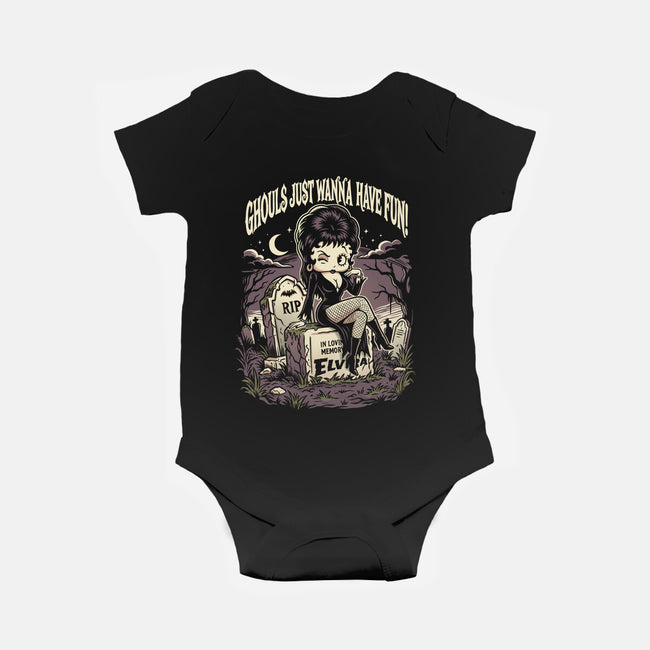 Pinup Ghoul-Baby-Basic-Onesie-P1yu5h