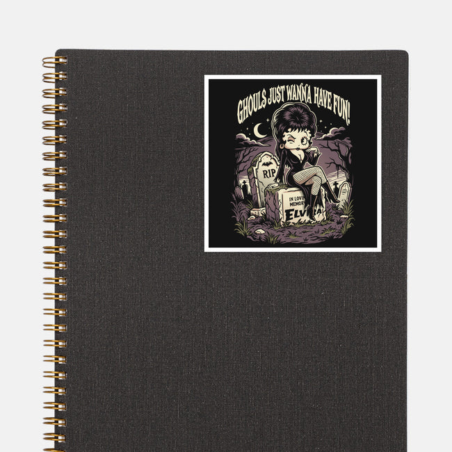 Pinup Ghoul-None-Glossy-Sticker-P1yu5h