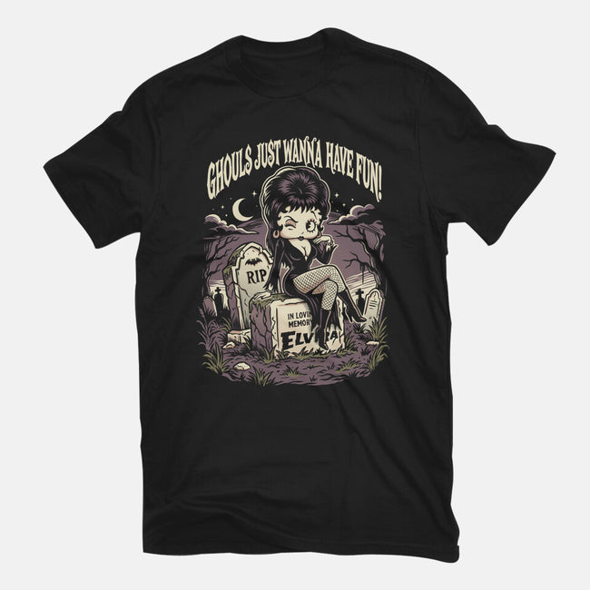 Pinup Ghoul-Youth-Basic-Tee-P1yu5h