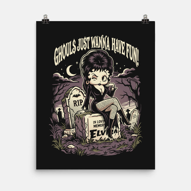 Pinup Ghoul-None-Matte-Poster-P1yu5h