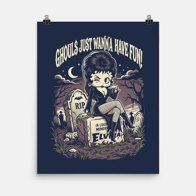 Pinup Ghoul-None-Matte-Poster-P1yu5h