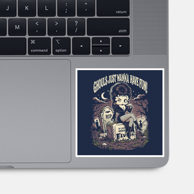 Pinup Ghoul-None-Glossy-Sticker-P1yu5h