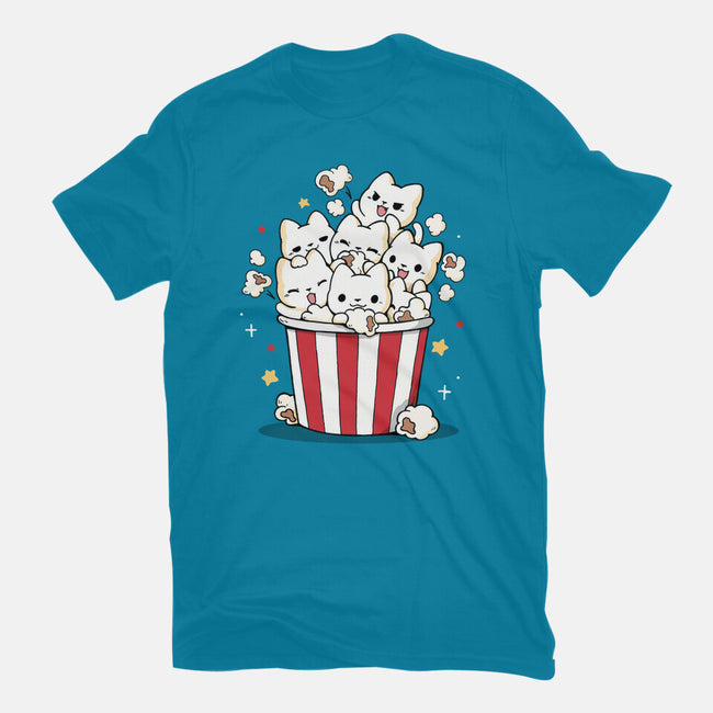 Pop Cat-Womens-Basic-Tee-Vallina84