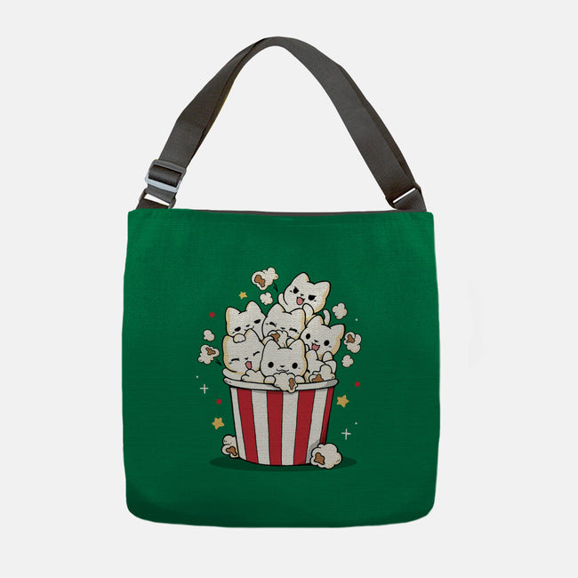 Pop Cat-None-Adjustable Tote-Bag-Vallina84
