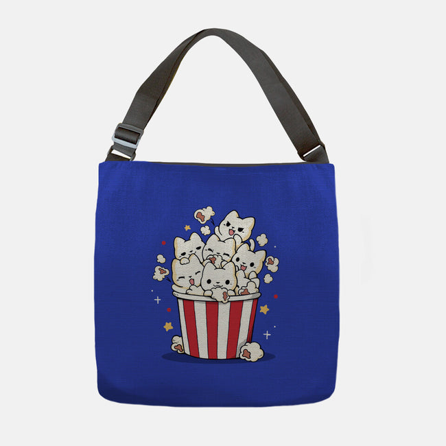 Pop Cat-None-Adjustable Tote-Bag-Vallina84