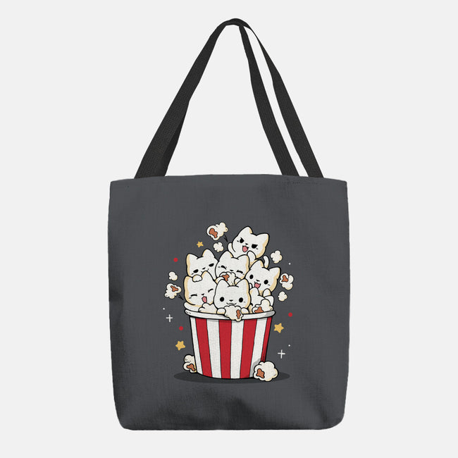 Pop Cat-None-Basic Tote-Bag-Vallina84