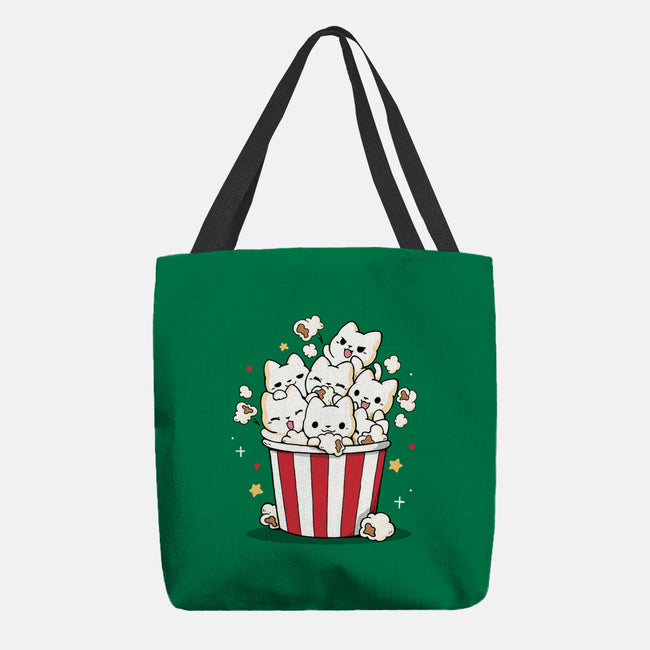 Pop Cat-None-Basic Tote-Bag-Vallina84