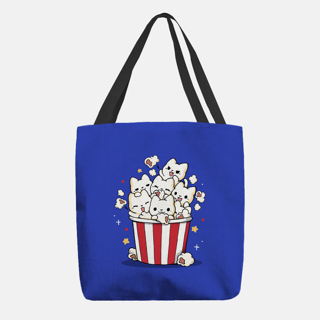 Pop Cat-None-Basic Tote-Bag-Vallina84