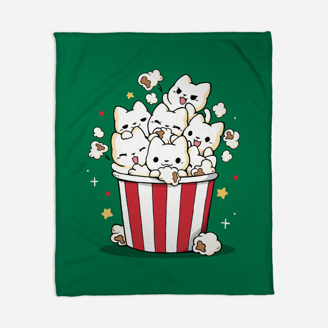 Pop Cat-None-Fleece-Blanket-Vallina84