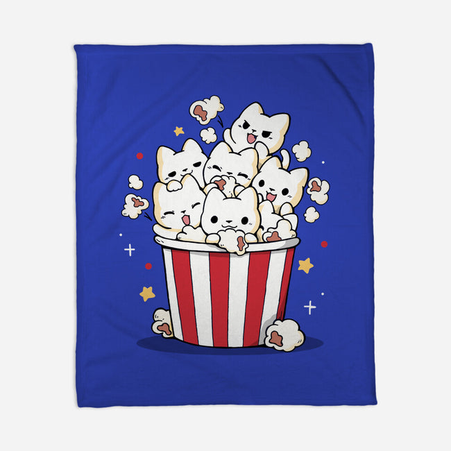 Pop Cat-None-Fleece-Blanket-Vallina84