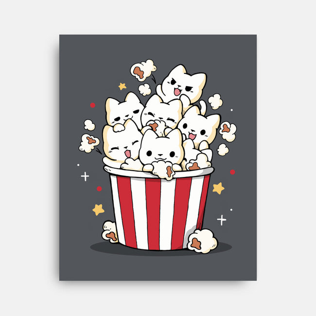 Pop Cat-None-Stretched-Canvas-Vallina84