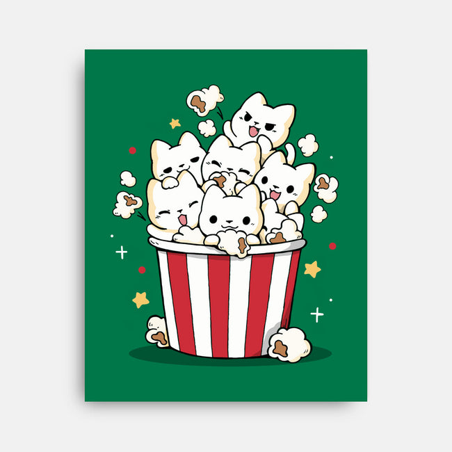 Pop Cat-None-Stretched-Canvas-Vallina84