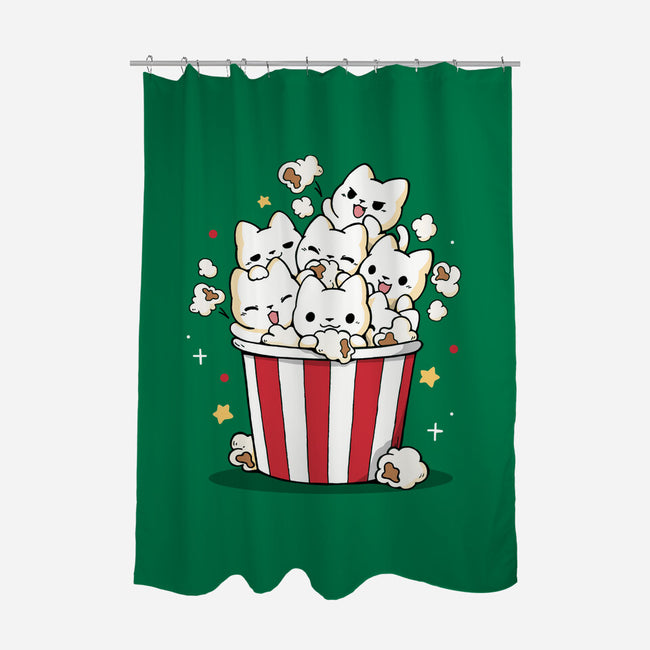 Pop Cat-None-Polyester-Shower Curtain-Vallina84