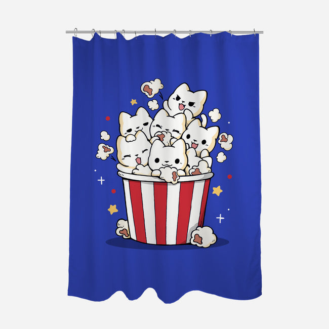 Pop Cat-None-Polyester-Shower Curtain-Vallina84