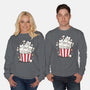 Pop Cat-Unisex-Crew Neck-Sweatshirt-Vallina84