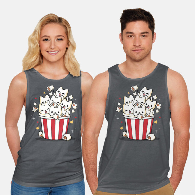 Pop Cat-Unisex-Basic-Tank-Vallina84