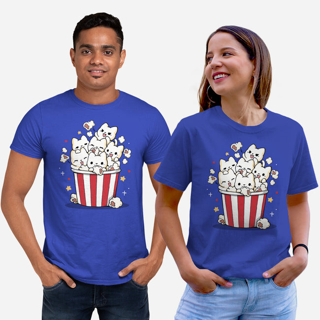 Pop Cat-Unisex-Basic-Tee-Vallina84