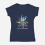 The Last Cat Bender-Womens-V-Neck-Tee-Vallina84